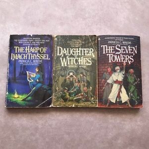 Vintage Patricia C. Wrede Harp of Imach Thyssel Daughter of Witches Seven Towers